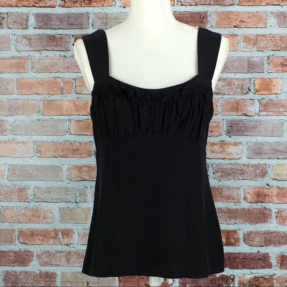 Nanette Lepore Tops - NANETTE LEPORE Black Silk Sleeveless Blouse